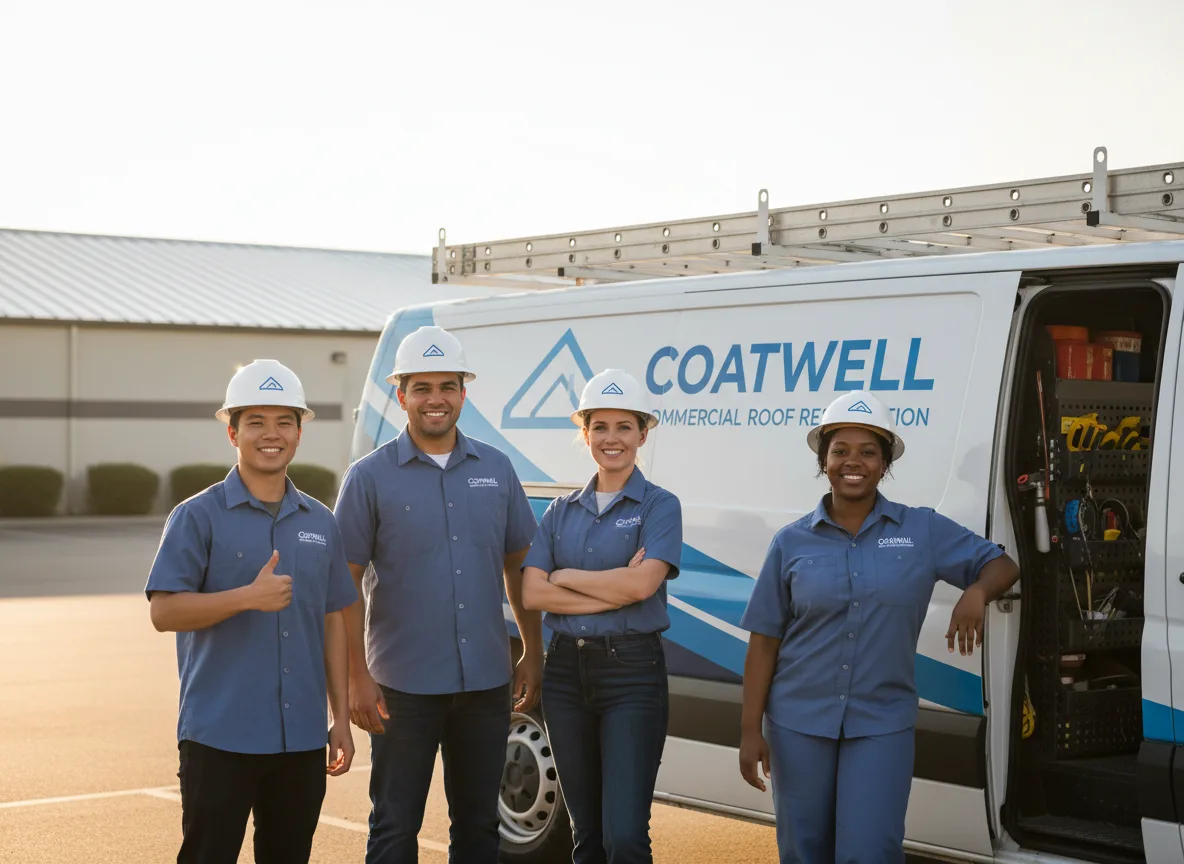 Commercial roof coating company in Guild, TN